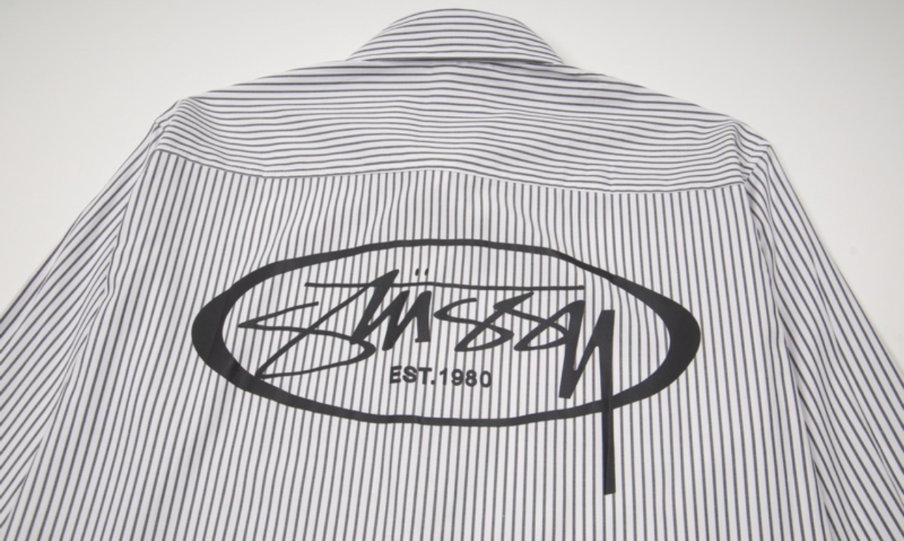 Stűssy long-sleeve button-up shirt