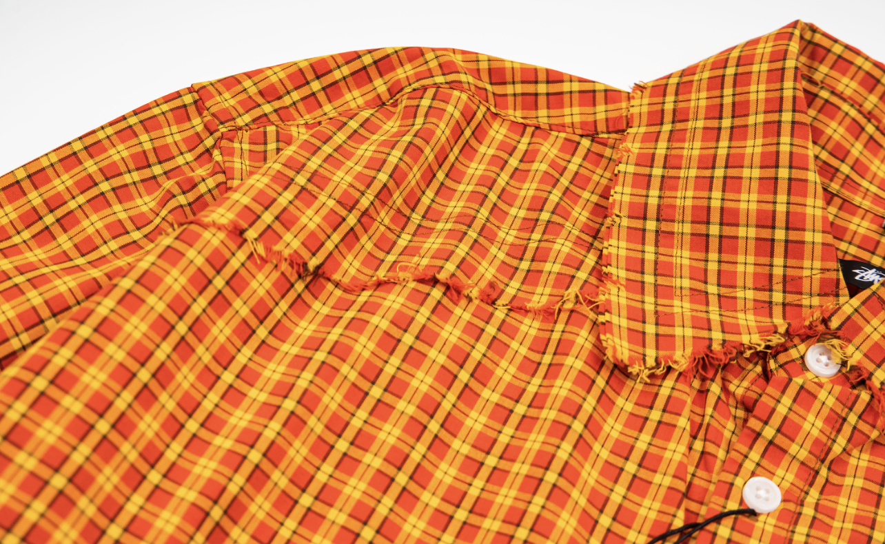 Stűssy long-sleeve button-up shirt