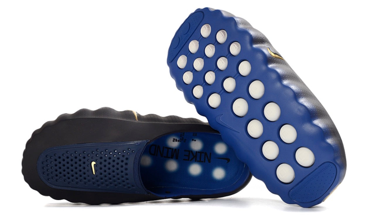 Slippers Mind 001 Black-Blue Gold