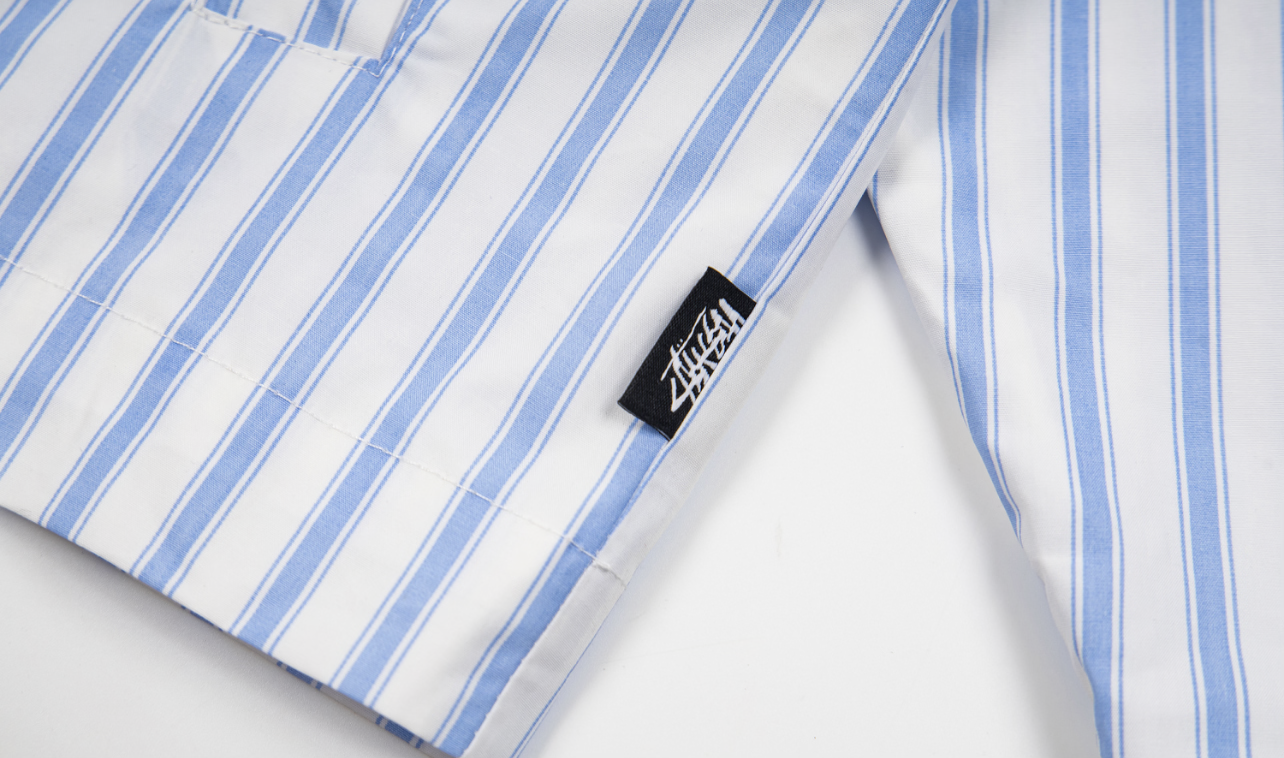 Stűssy long-sleeve button-up shirt