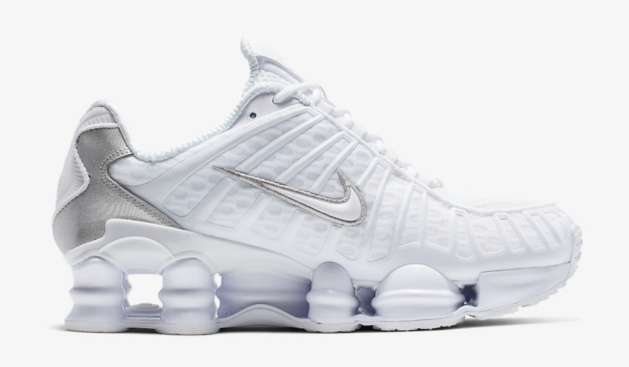Air Shox TL White-Light Grey