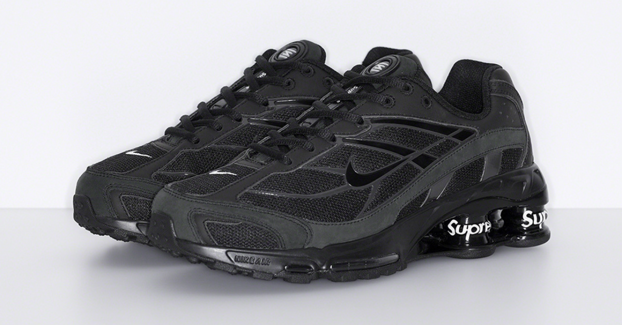 Supreme x Shox Ride 2 Triple Black