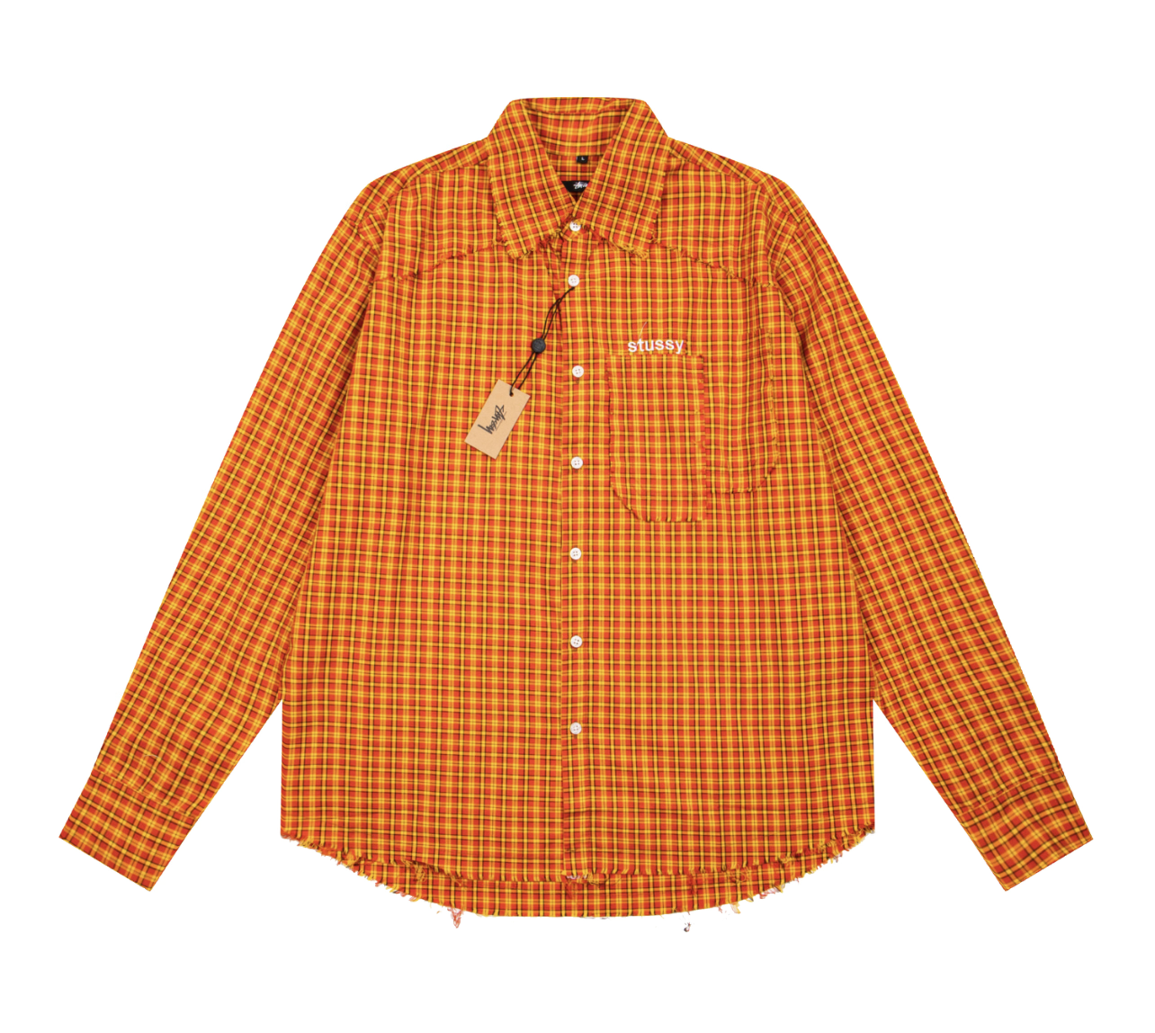 Stűssy long-sleeve button-up shirt