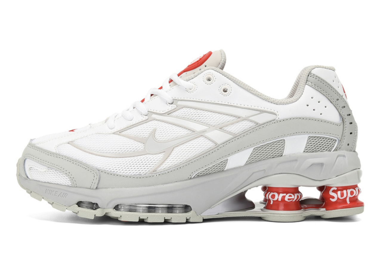Supreme x Shox Ride 2 White-Red