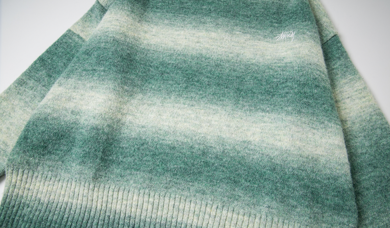 Stűssy Gradient Stripe Knit Sweater