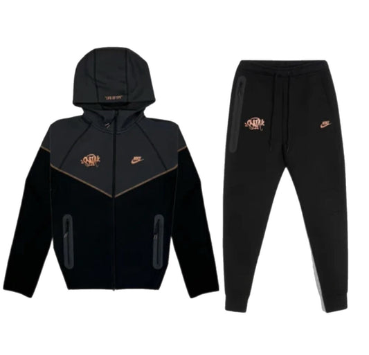 Nike x Syna World Tech Fleece Pants – Black / Bronze