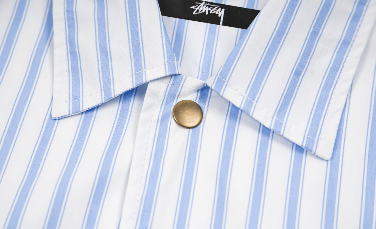 Stűssy long-sleeve button-up shirt