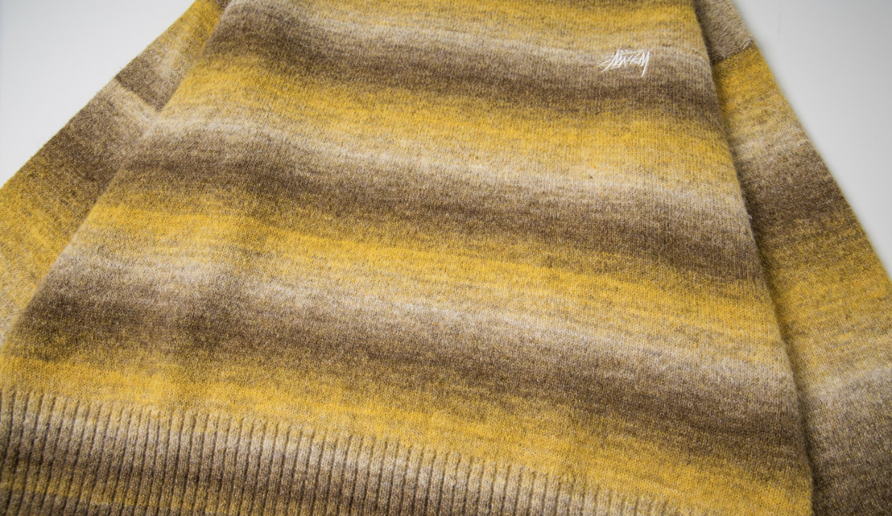 Stűssy Gradient Stripe Knit Sweater