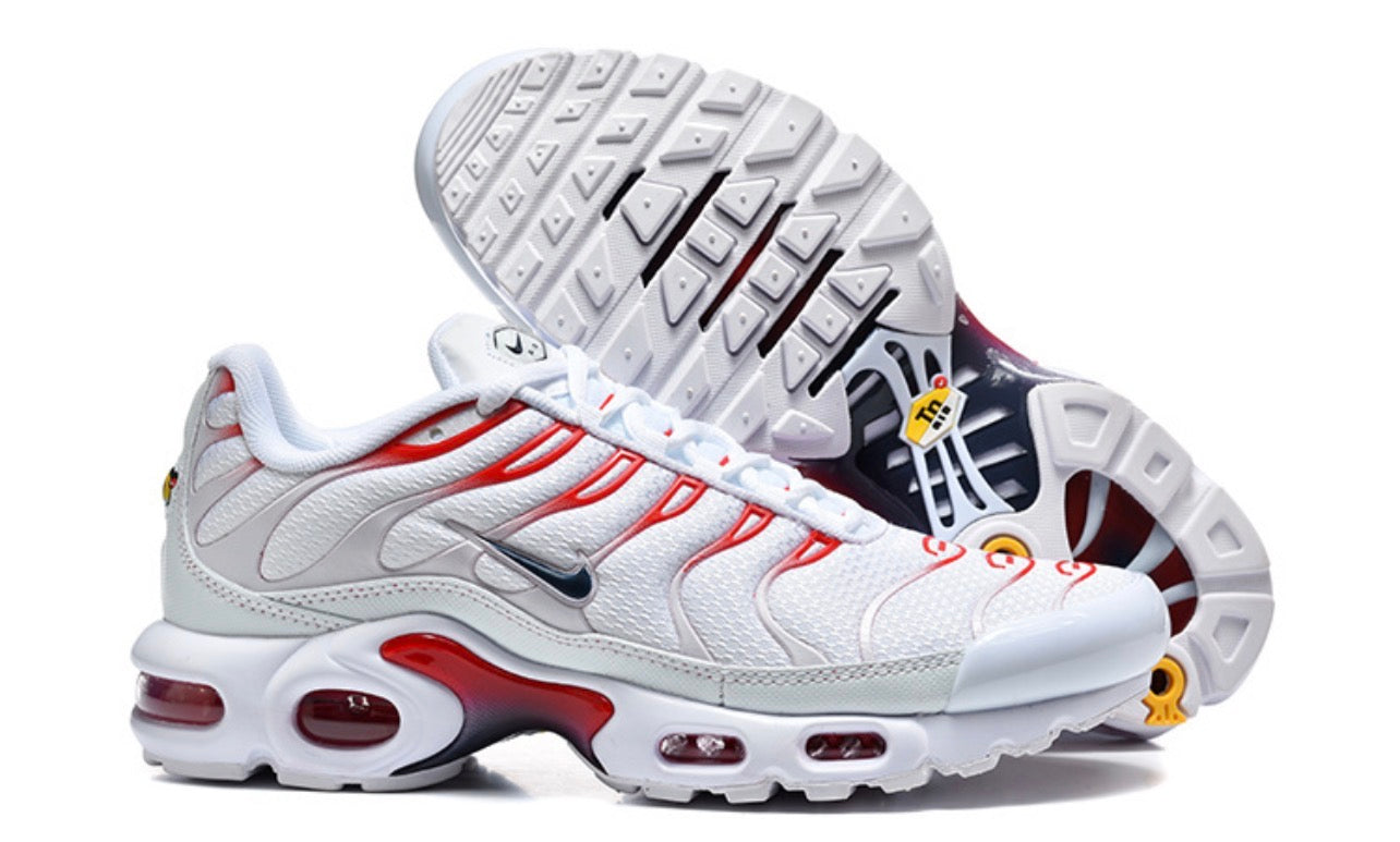 Air Plus TN Pure Platinum-Midnight Navy-University Red - GULL