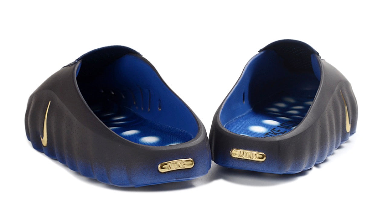 Slippers Mind 001 Black-Blue Gold