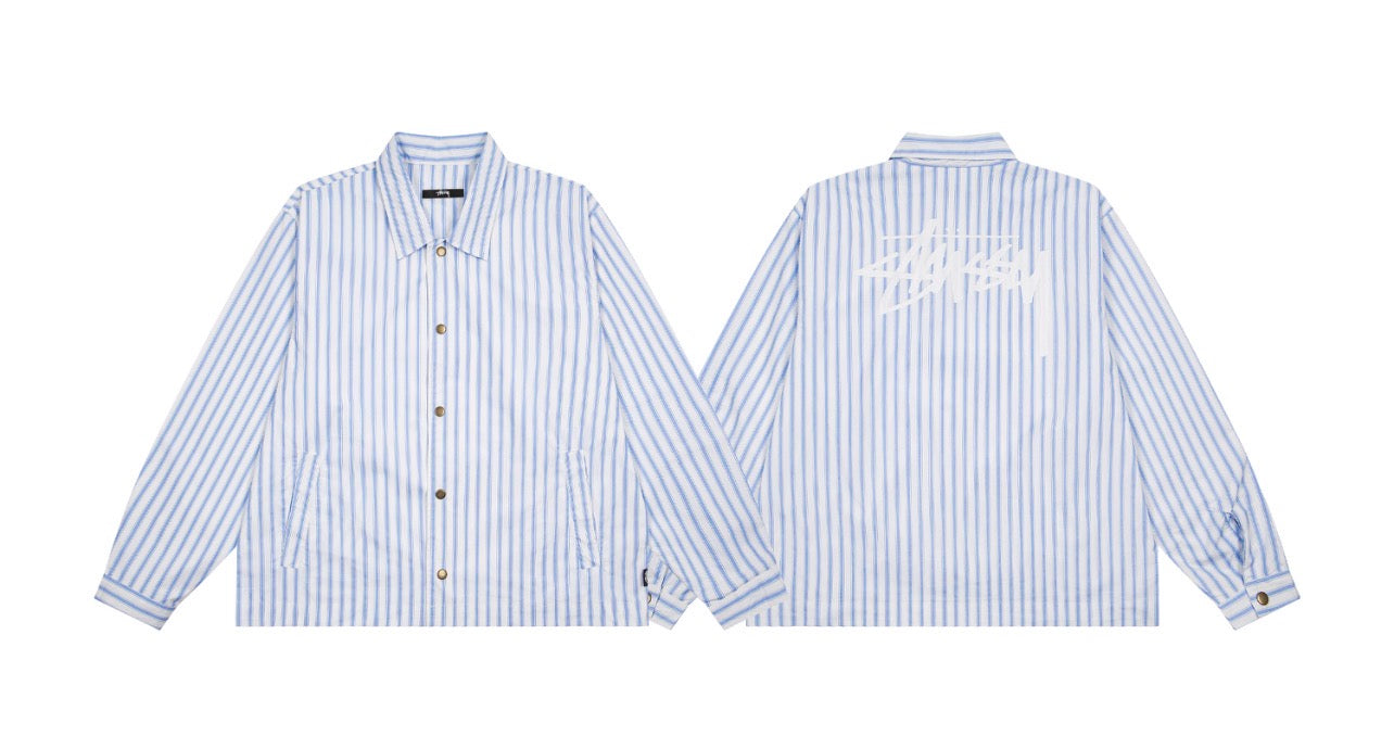Stűssy long-sleeve button-up shirt