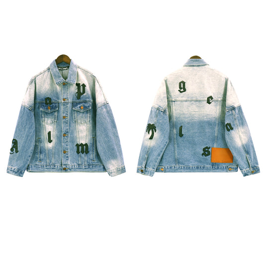 Palm Angels Track Denim Jacket