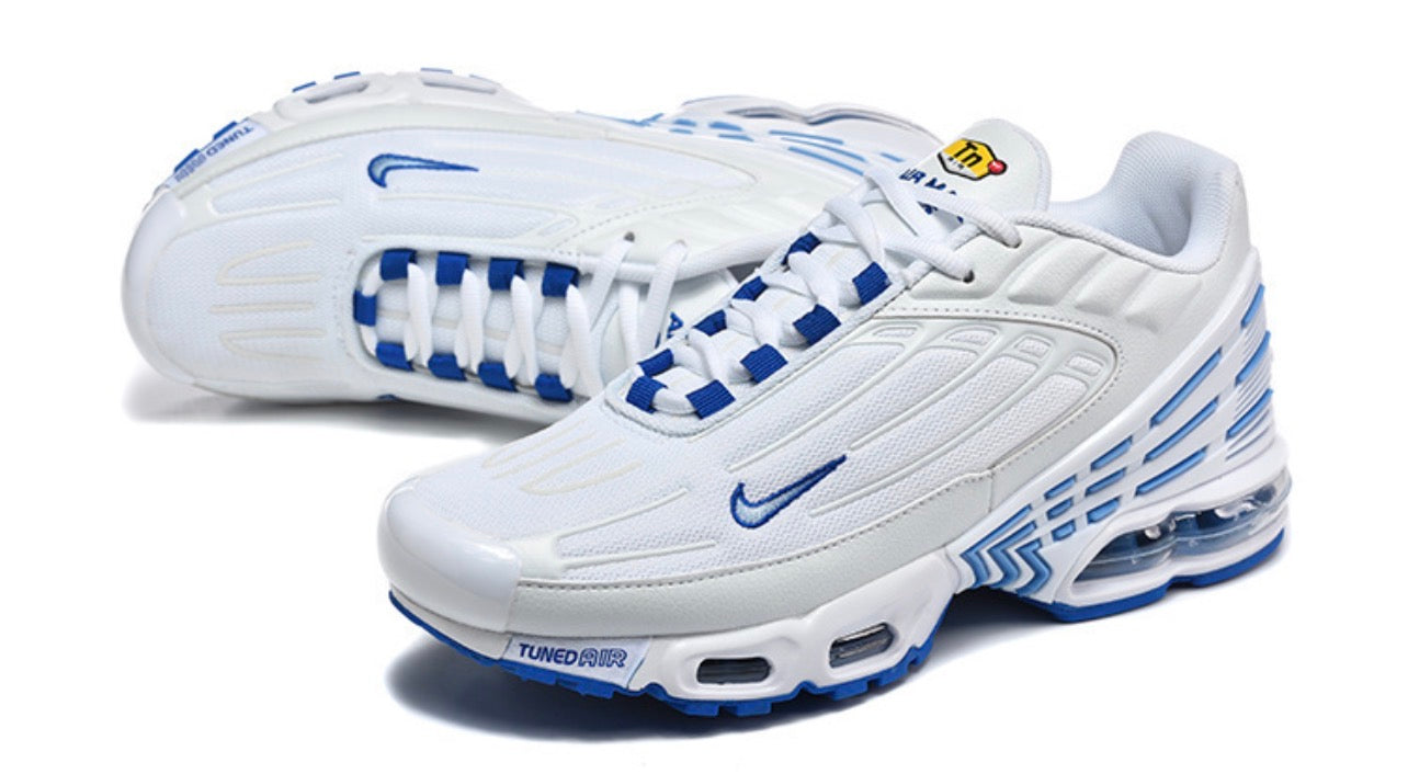 Air Plus TN3 White-Mean Blue
