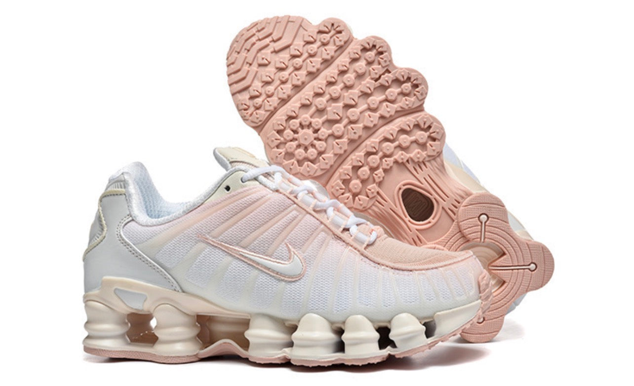 Air Shox TL White-Light Pink