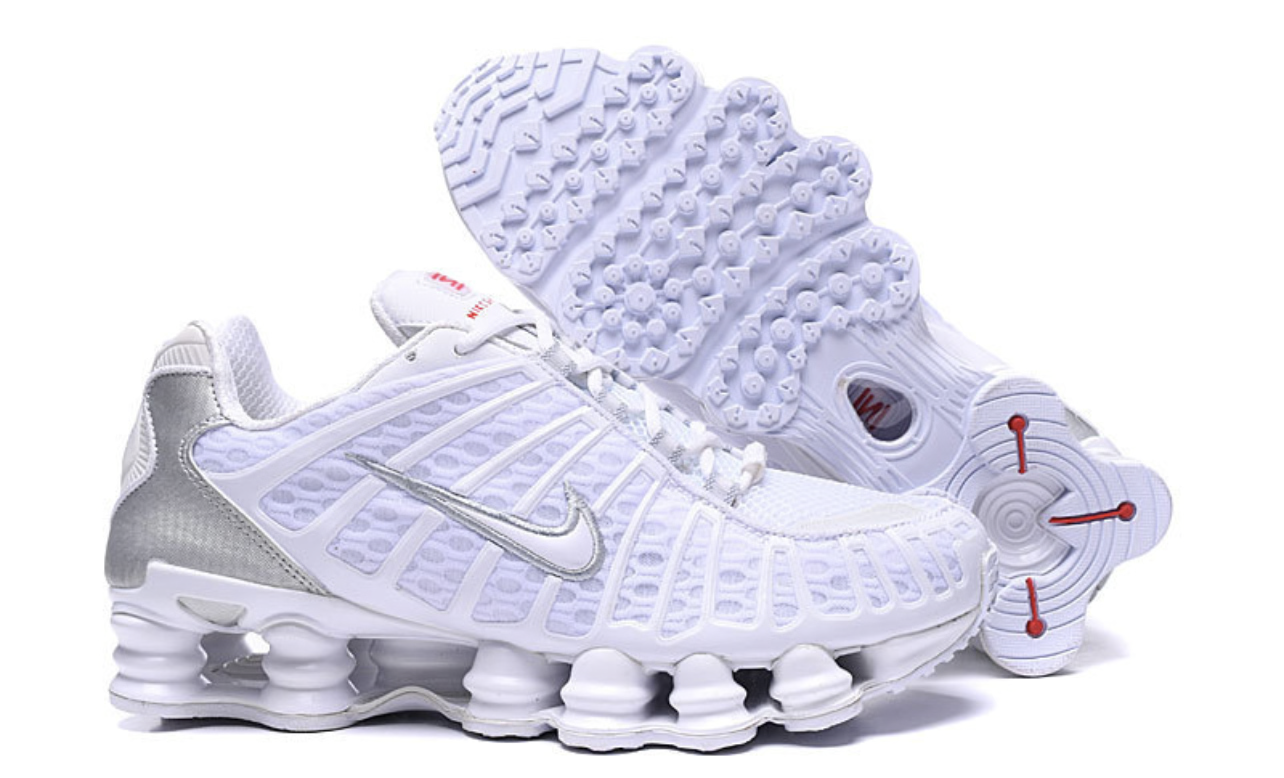 Air Shox TL White-Light Grey