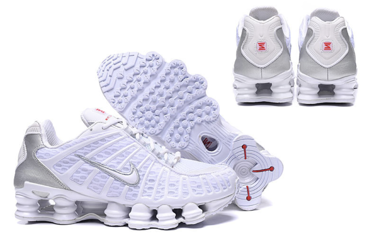 Air Shox TL White-Light Grey