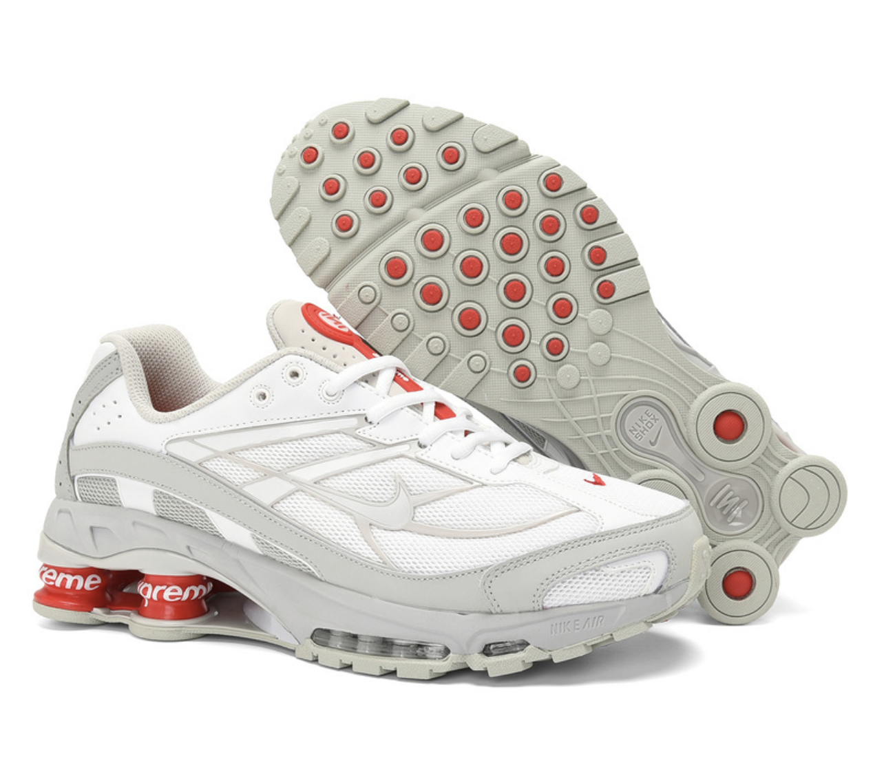 Supreme x Shox Ride 2 White-Red