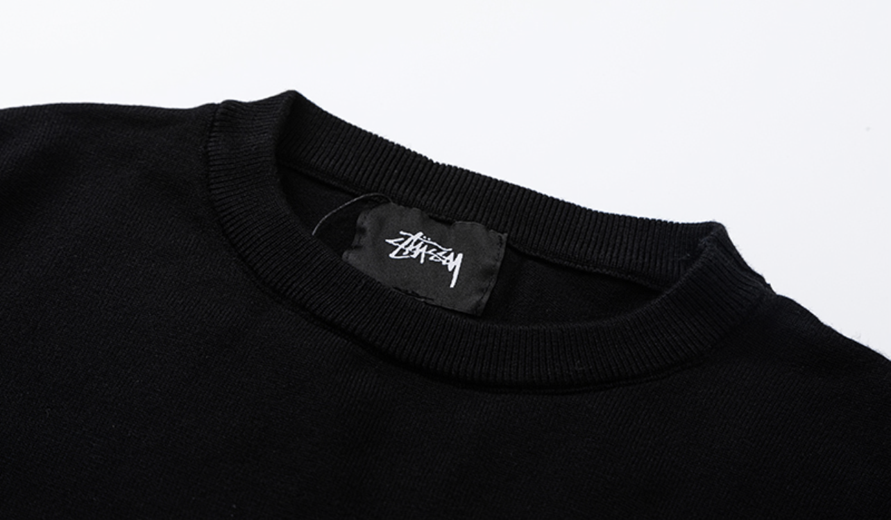 Stűssy Swirl Jacquard Knit Sweater