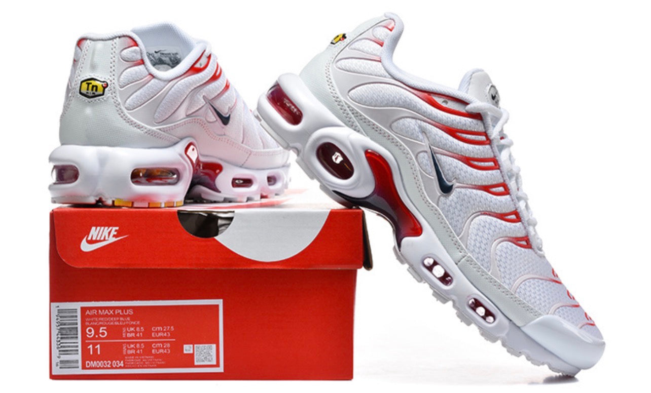 Air Plus TN Pure Platinum-Midnight Navy-University Red - GULL