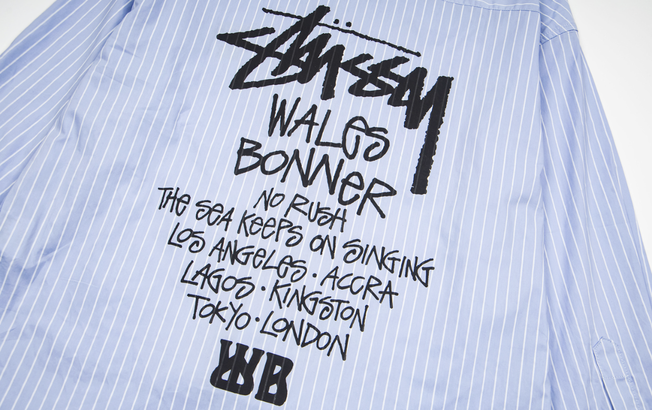 Stűssy long-sleeve button-up shirt