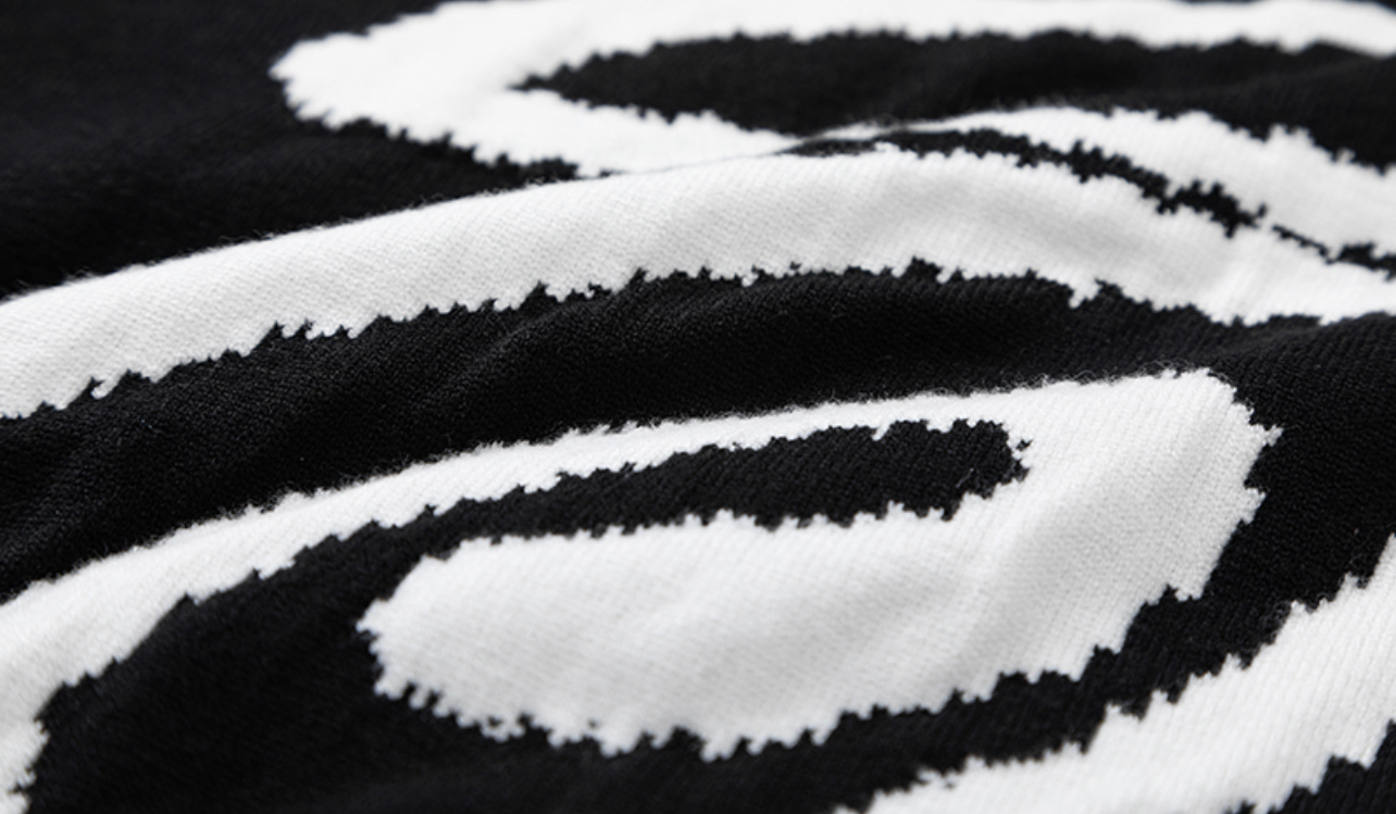Stűssy Swirl Jacquard Knit Sweater