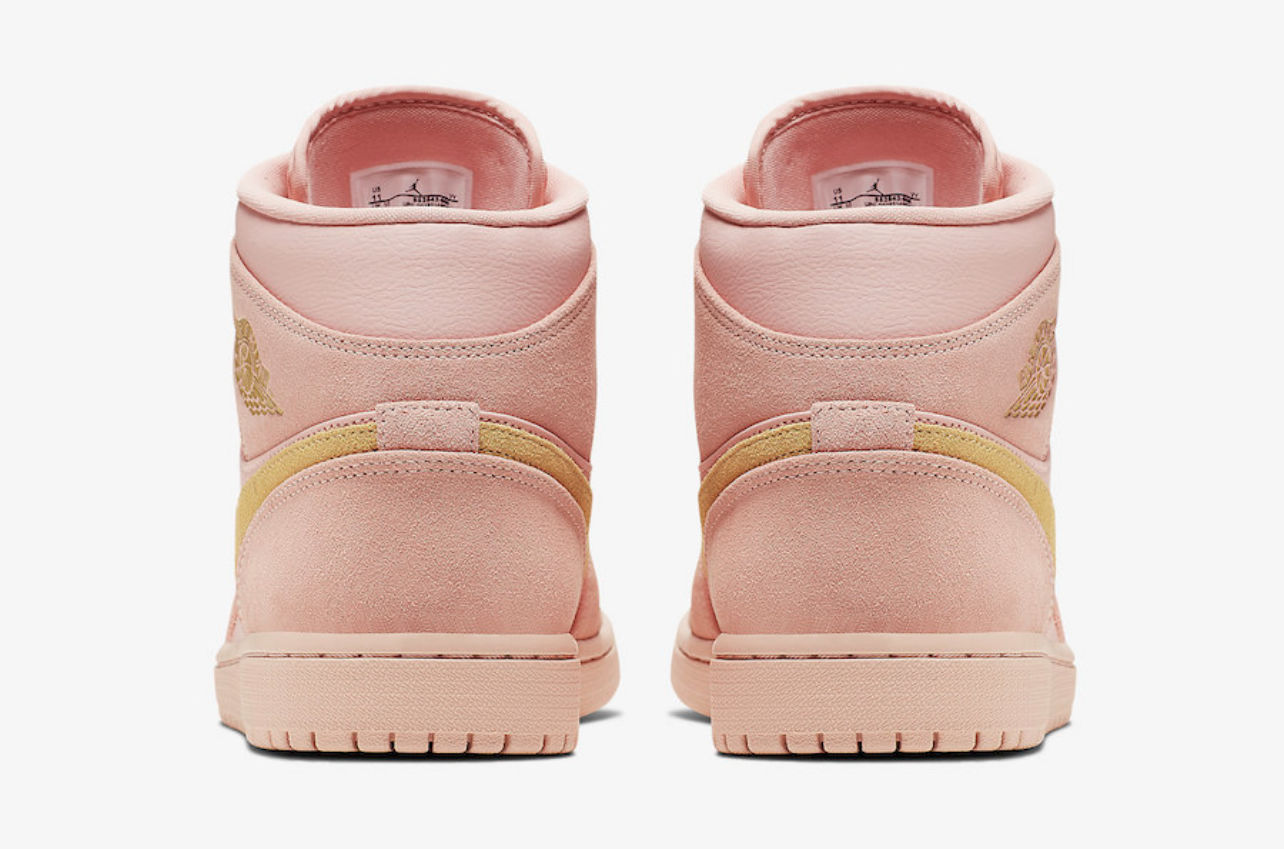 Air Jordan 1 Mid Coral Gold