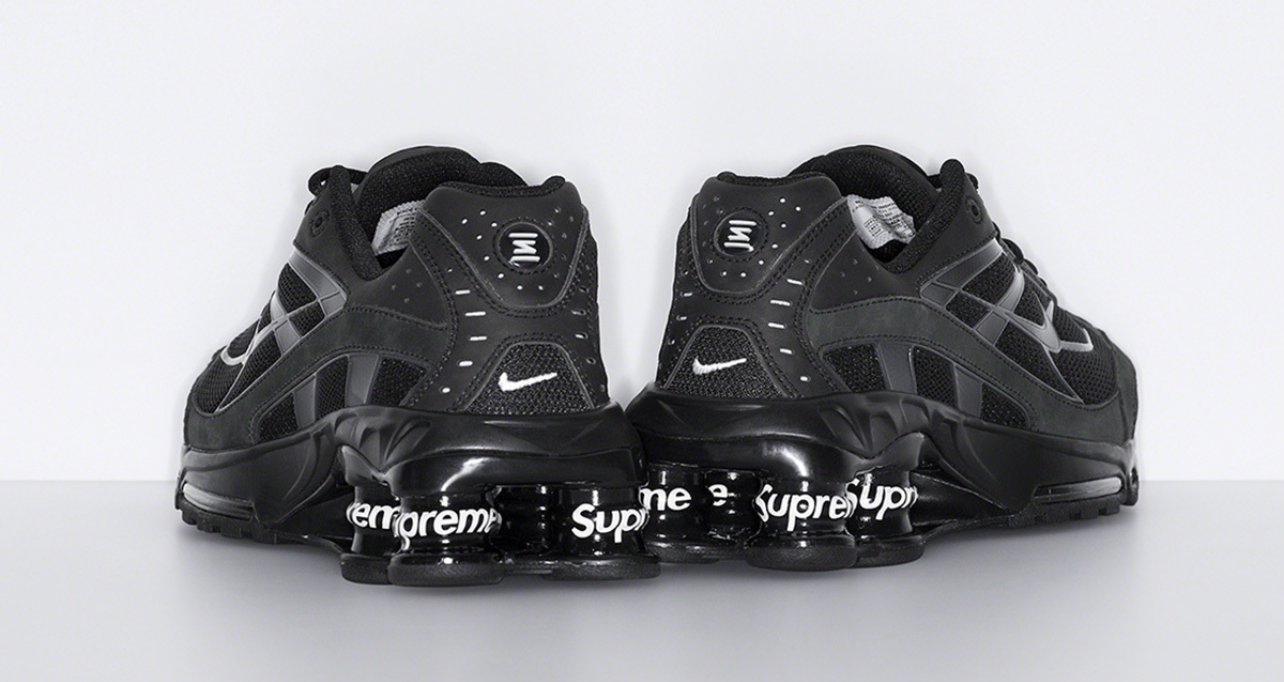 Supreme x Shox Ride 2 Triple Black