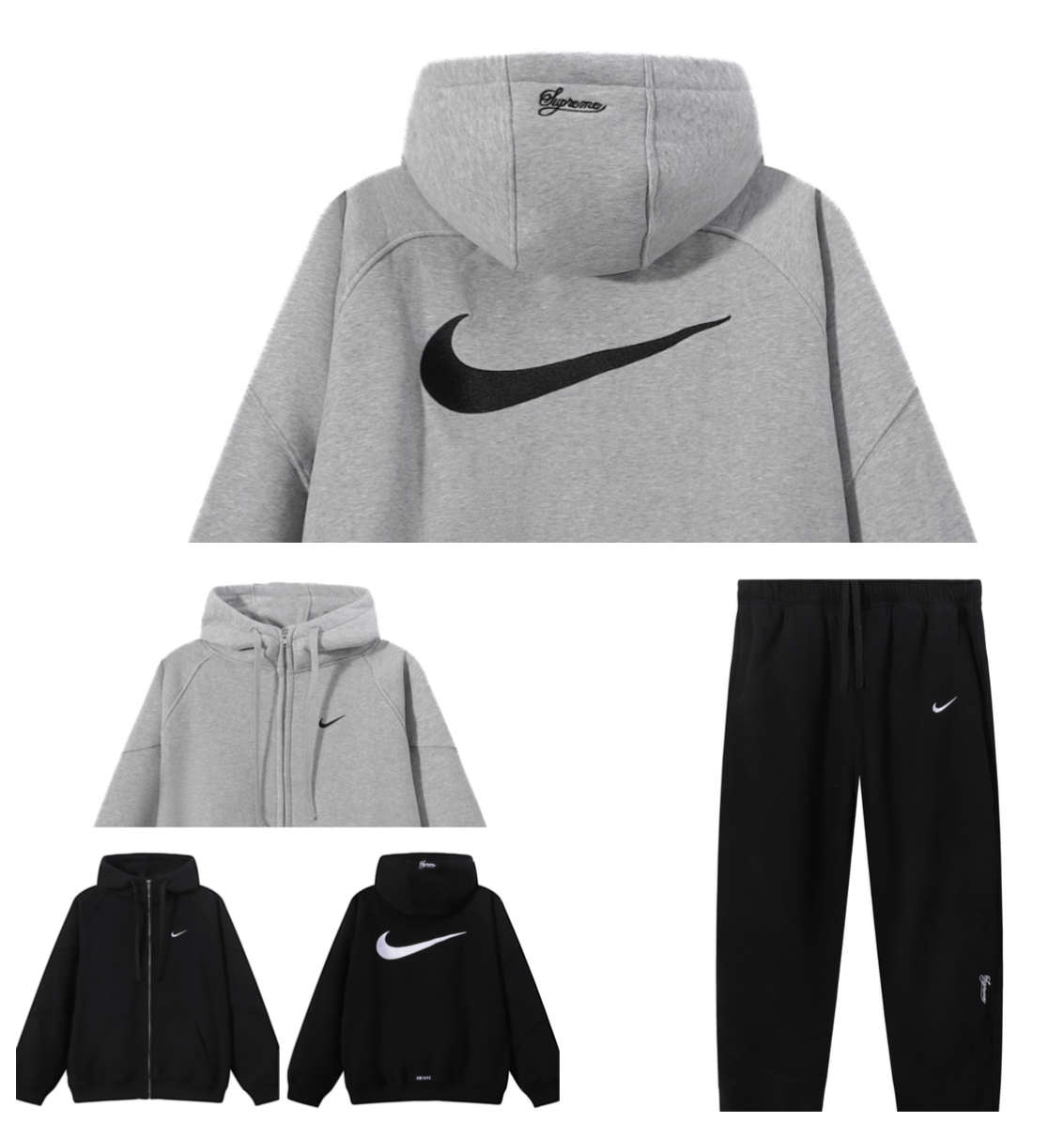 Supreme Oversized Hoodie Set