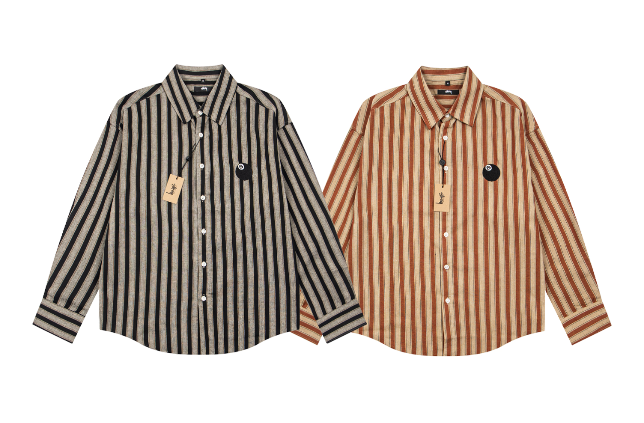 Stűssy long-sleeve button-up shirt