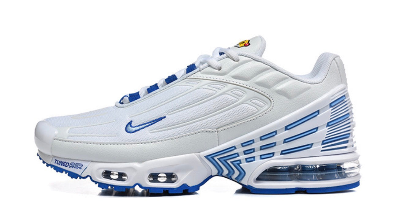 Air Plus TN3 White-Mean Blue