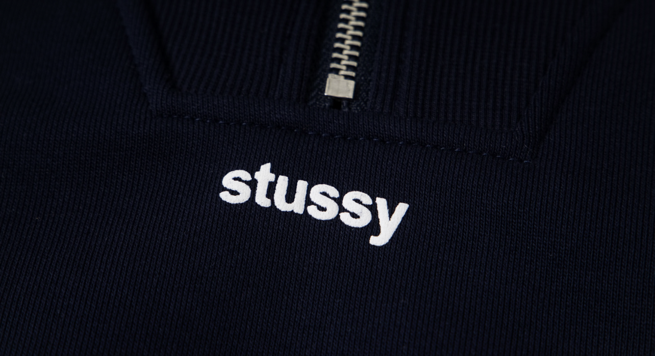Stűssy half-zip pullover sweatshirt