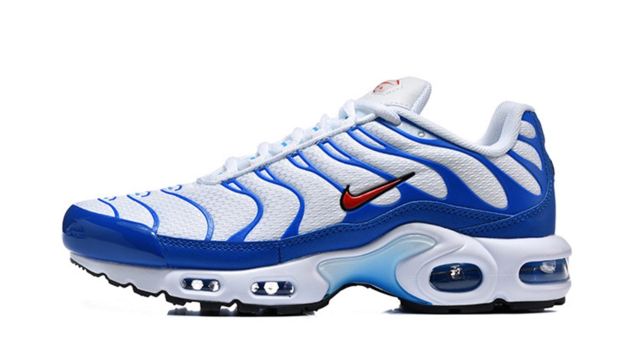 Air Plus TN White-Team Orange-Signal Blue - OLD ROYAL