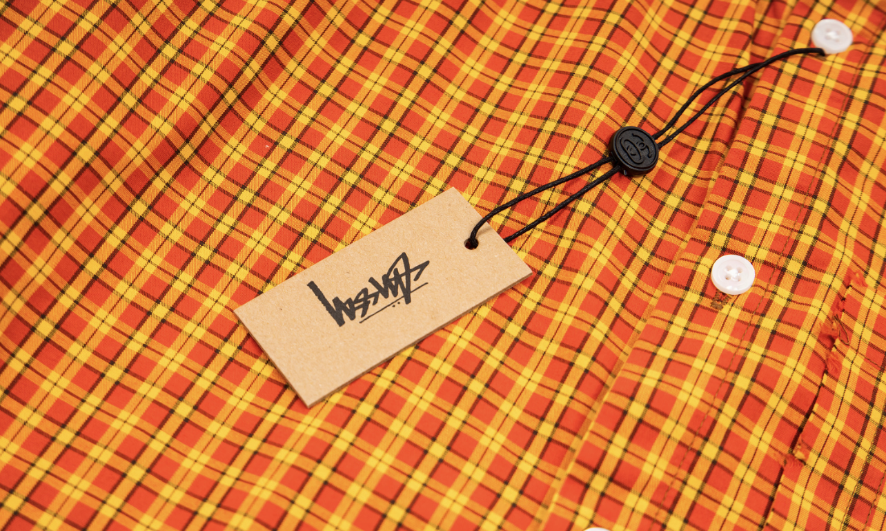Stűssy long-sleeve button-up shirt