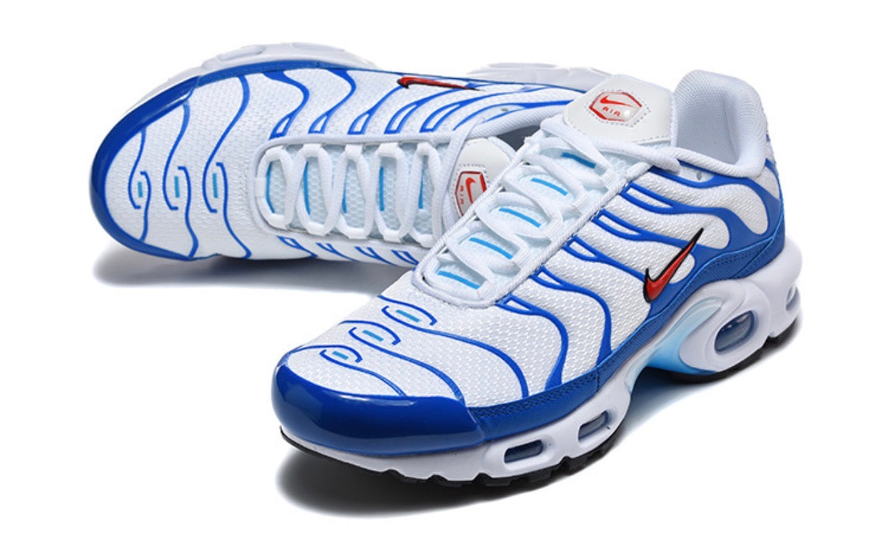 Air Plus TN White-Team Orange-Signal Blue - OLD ROYAL