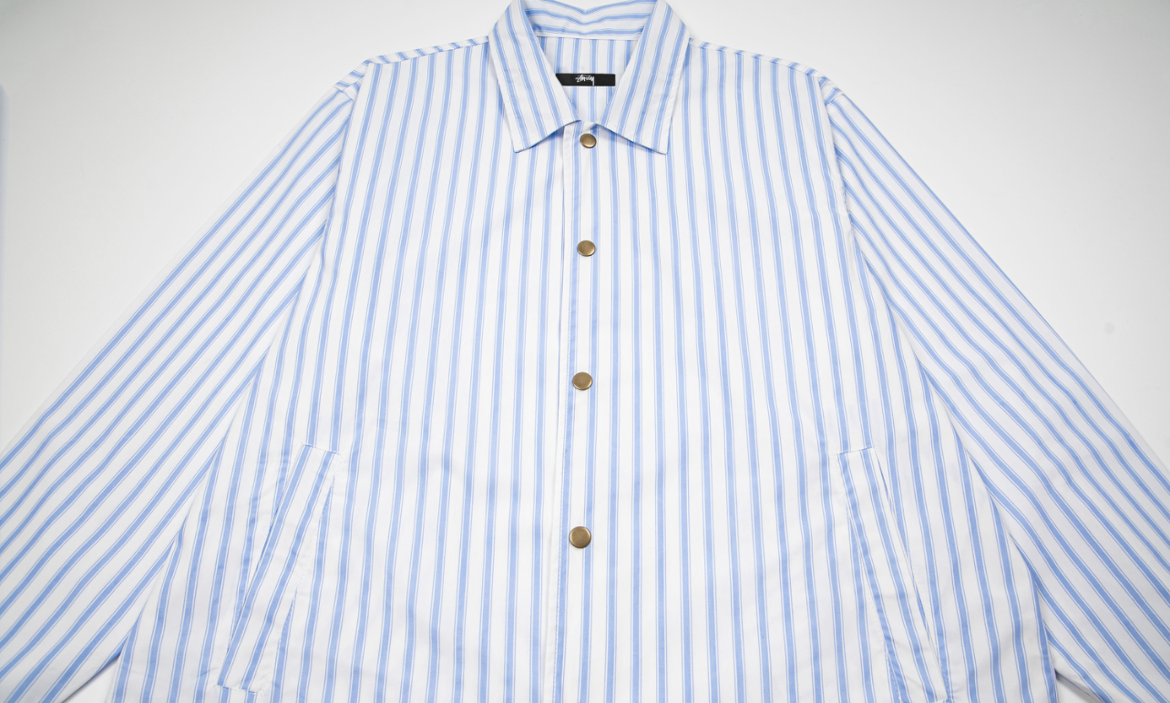 Stűssy long-sleeve button-up shirt
