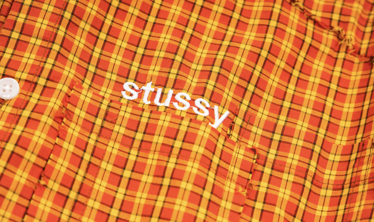 Stűssy long-sleeve button-up shirt