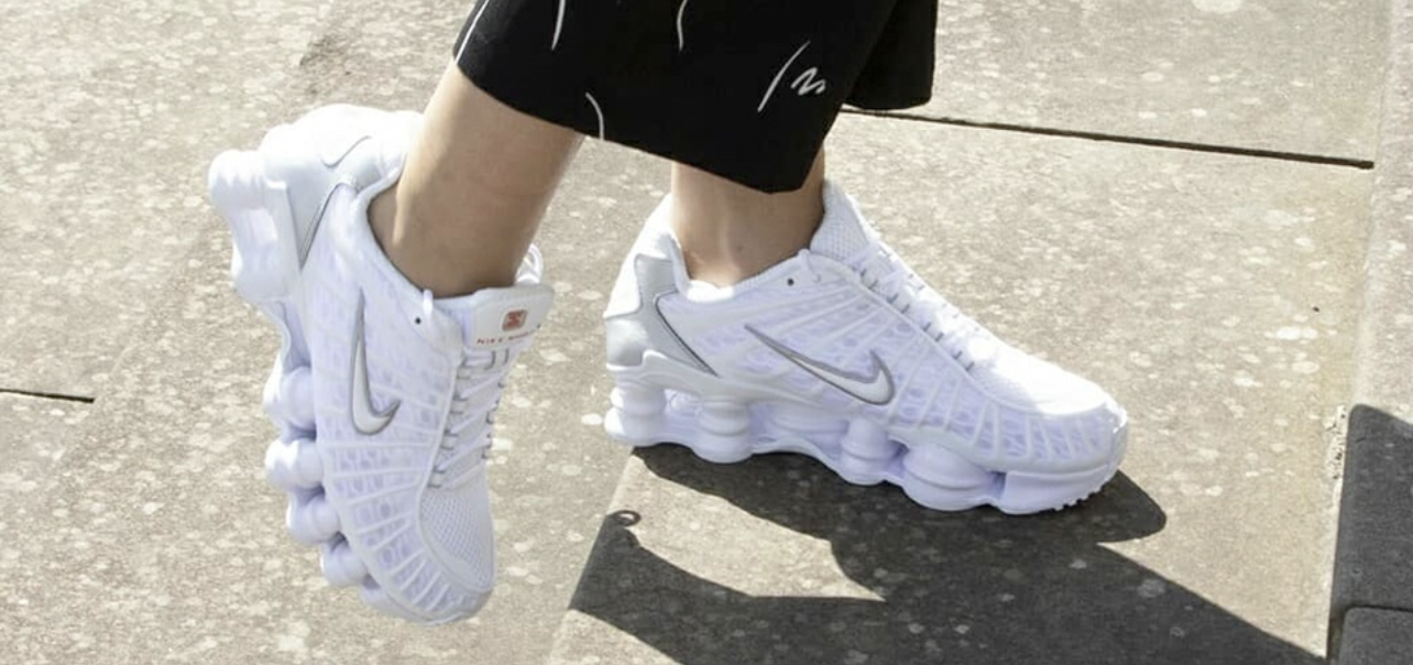 Air Shox TL White-Light Grey