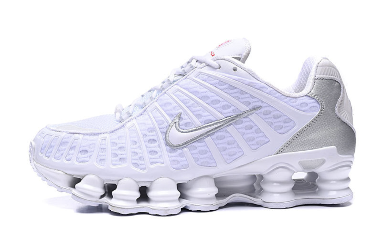 Air Shox TL White-Light Grey