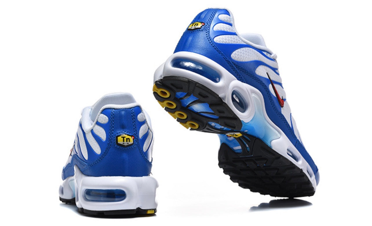 Air Plus TN White-Team Orange-Signal Blue - OLD ROYAL