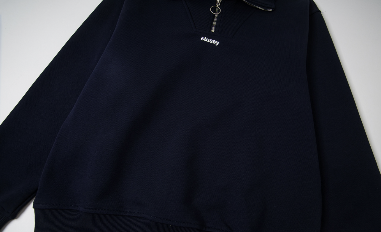 Stűssy half-zip pullover sweatshirt