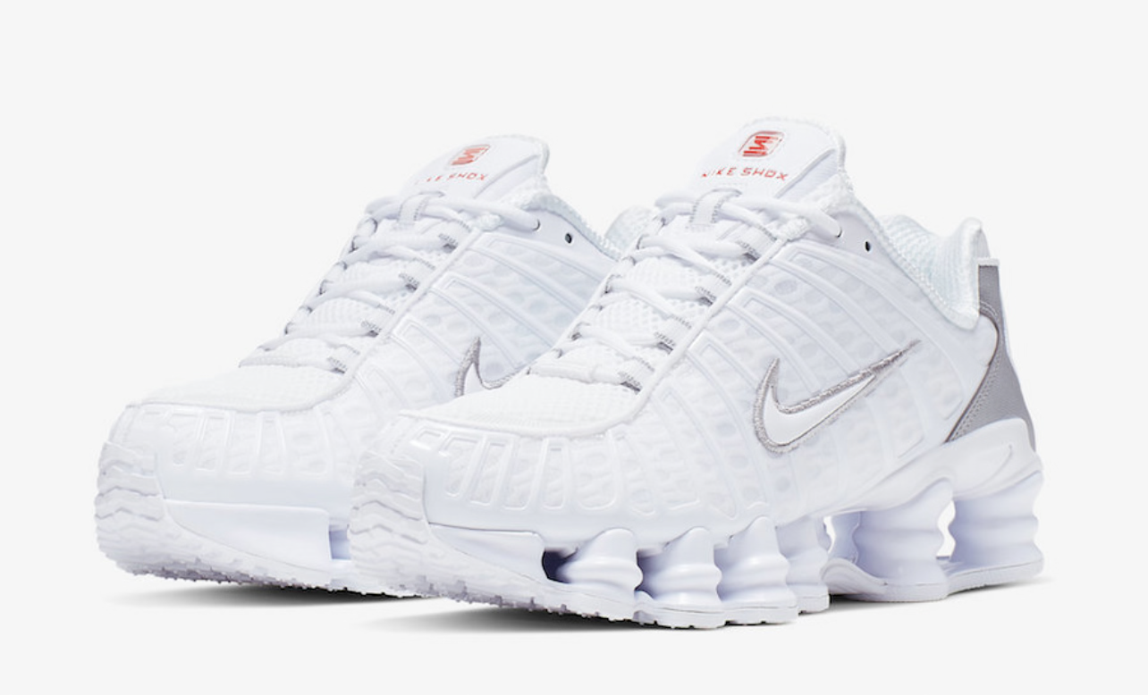 Air Shox TL White-Light Grey