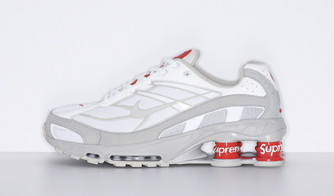 Supreme x Shox Ride 2 White-Red