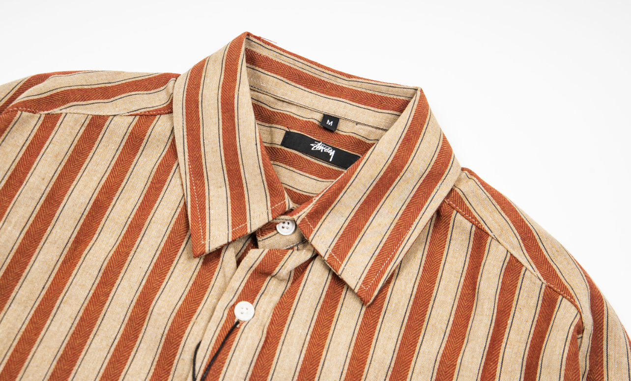 Stűssy long-sleeve button-up shirt