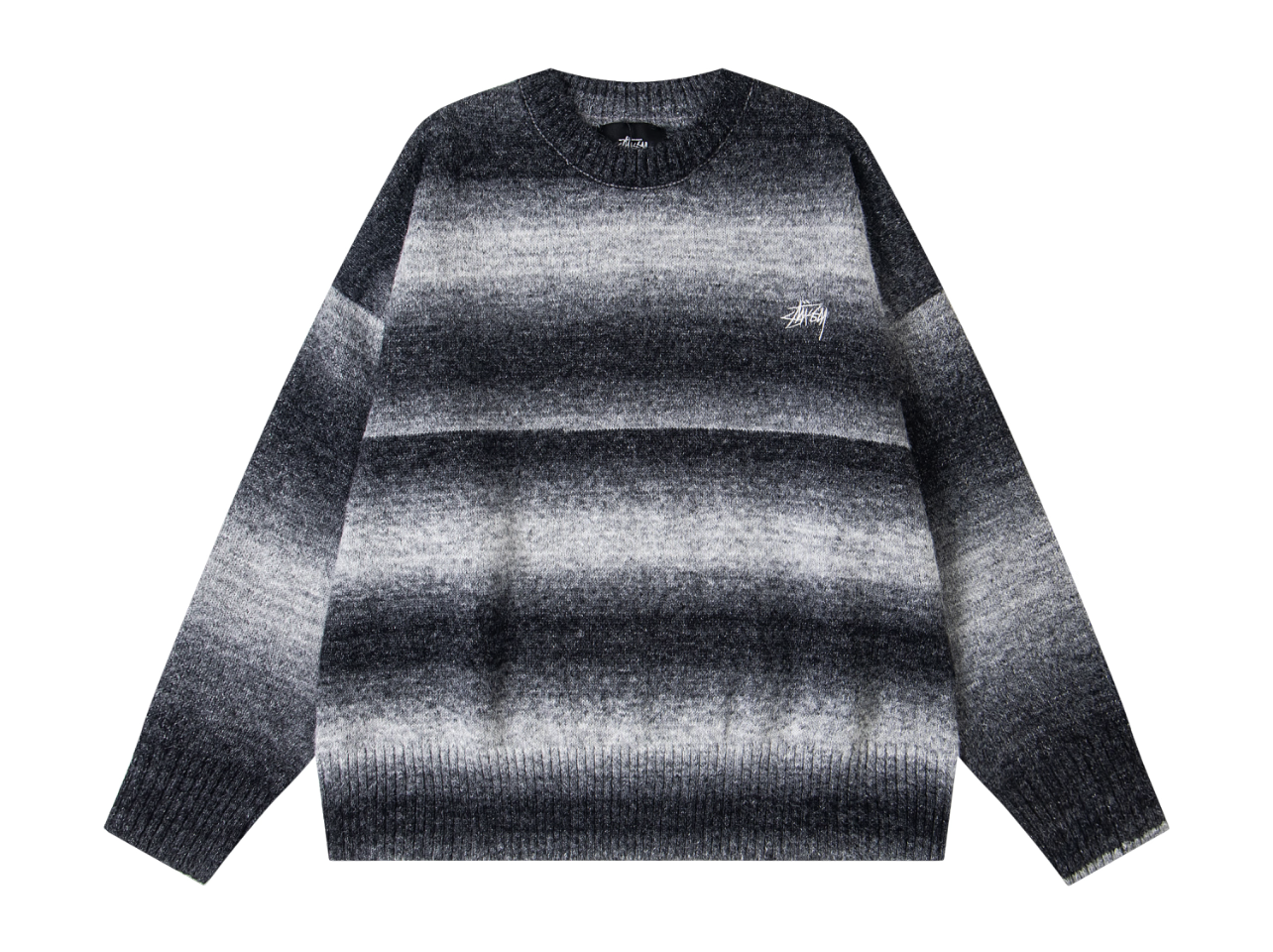 Stűssy Gradient Stripe Knit Sweater