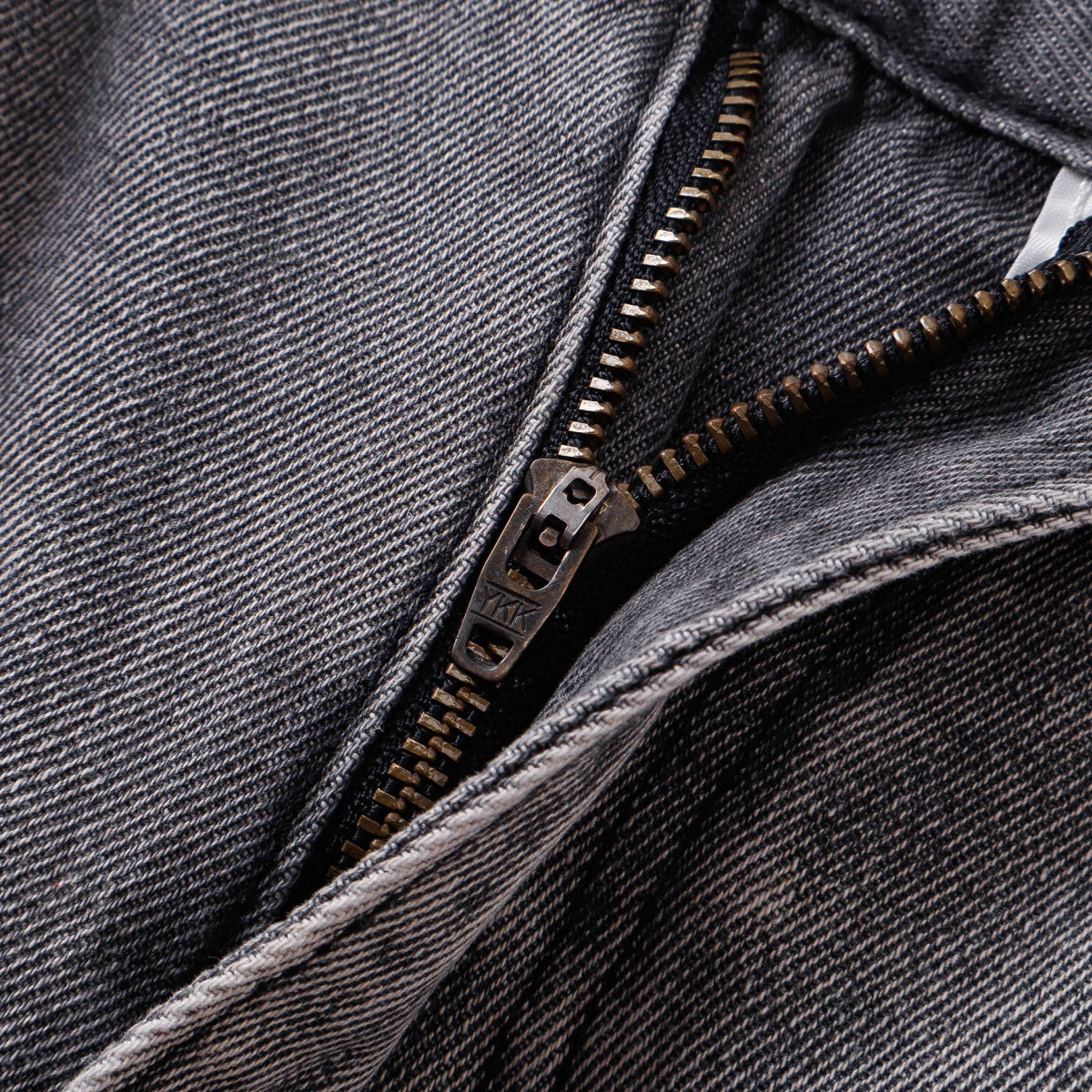 Grey Wide-Leg Jeans