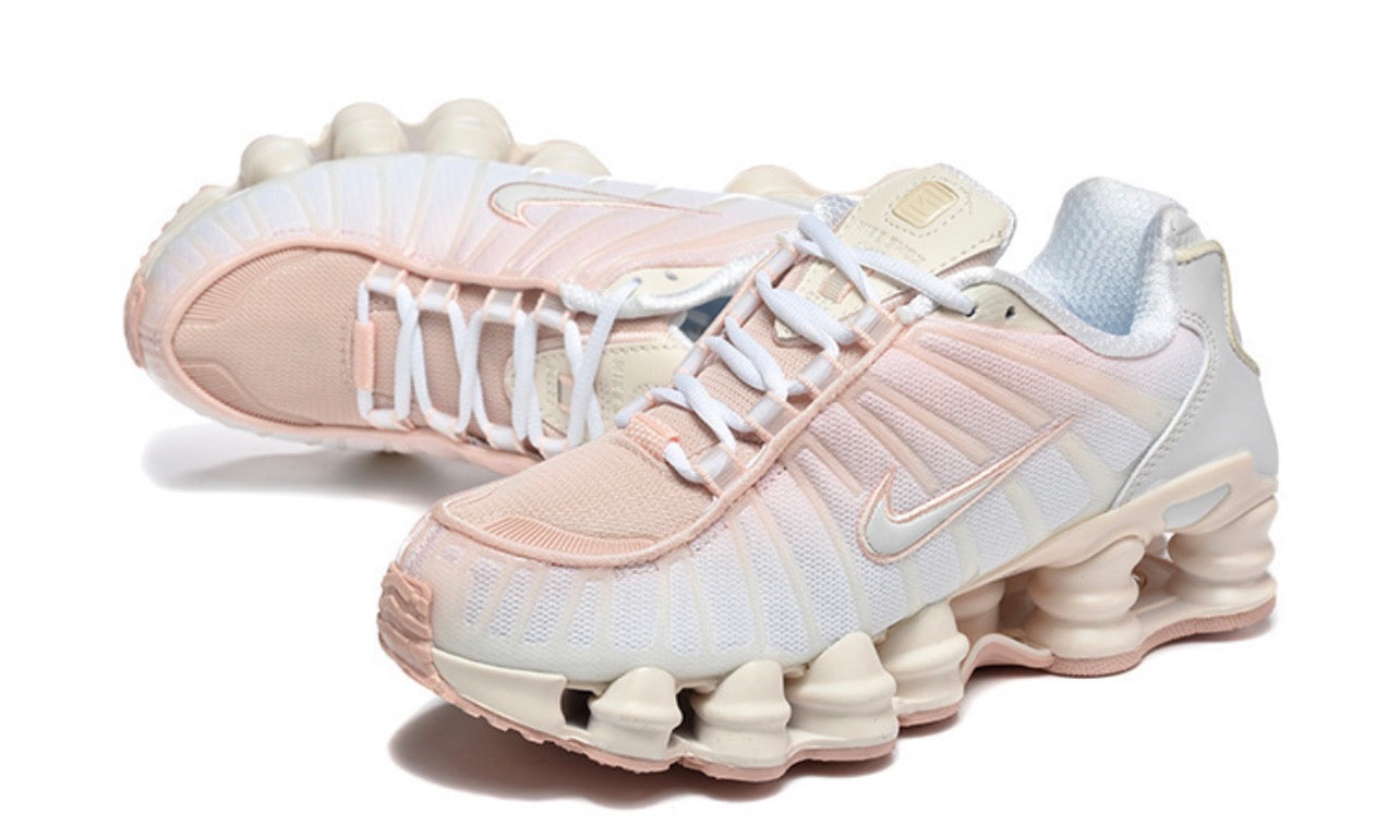 Air Shox TL White-Light Pink