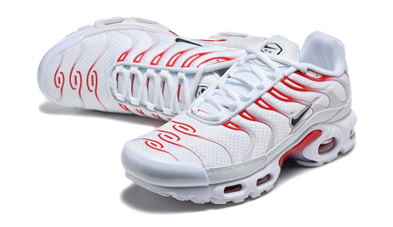 Air Plus TN Pure Platinum-Midnight Navy-University Red - GULL